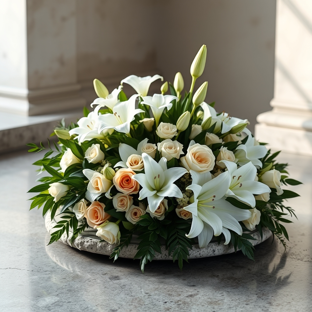 Flores y tributos para un funeral memorable