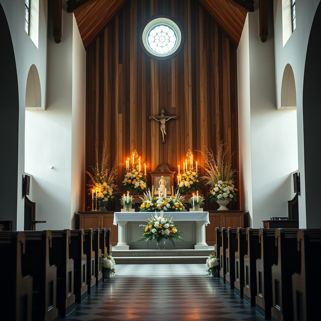 Flores y tributos: funeral memorable en Santuario As Ermitas