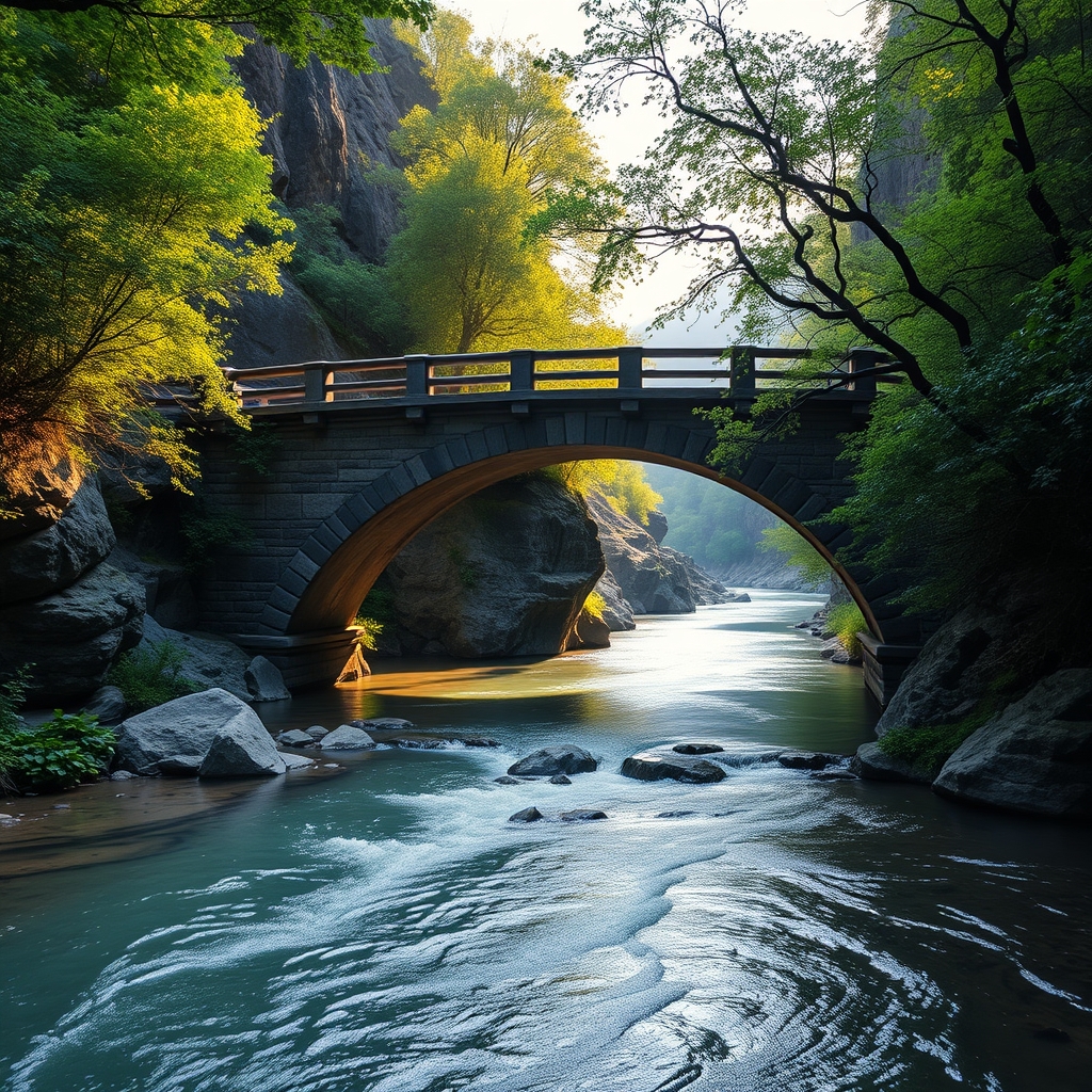 Río Bibei con niños