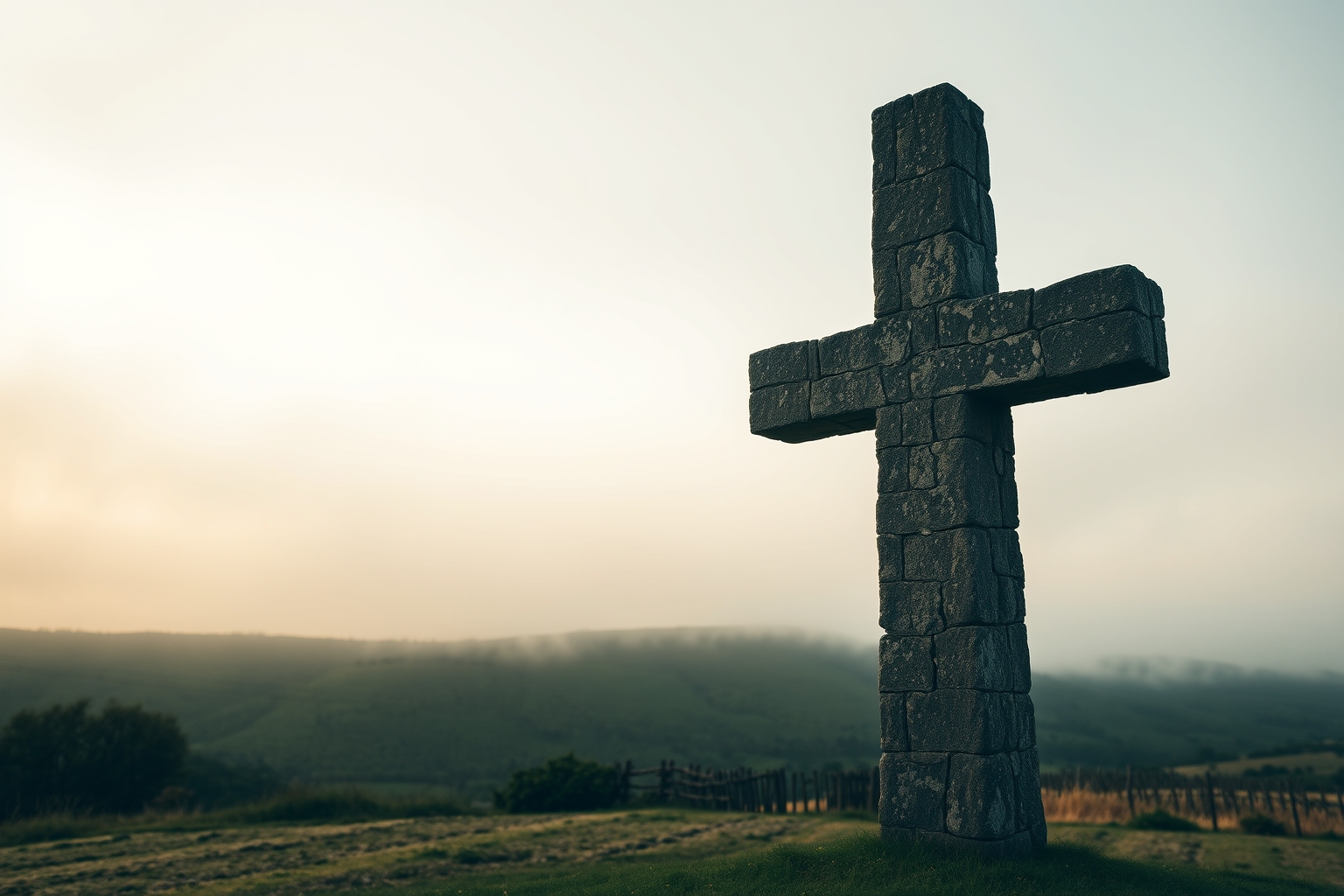 Cruces de piedra Santuario As Ermitas