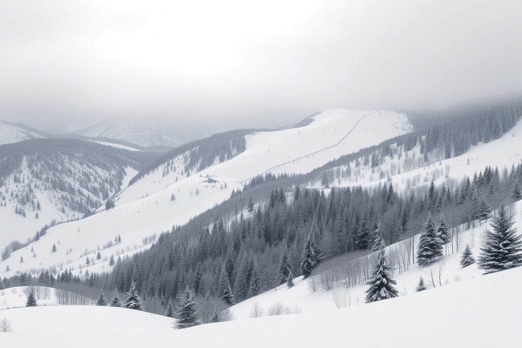 nieve en Manzaneda