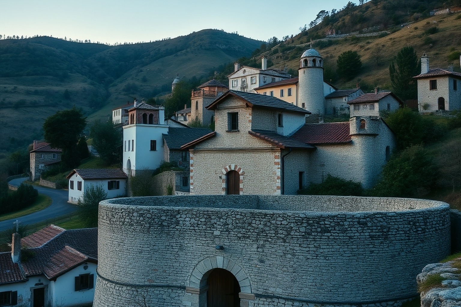 Arquitectura popular de Trives: pazos, hórreos y casas de piedra